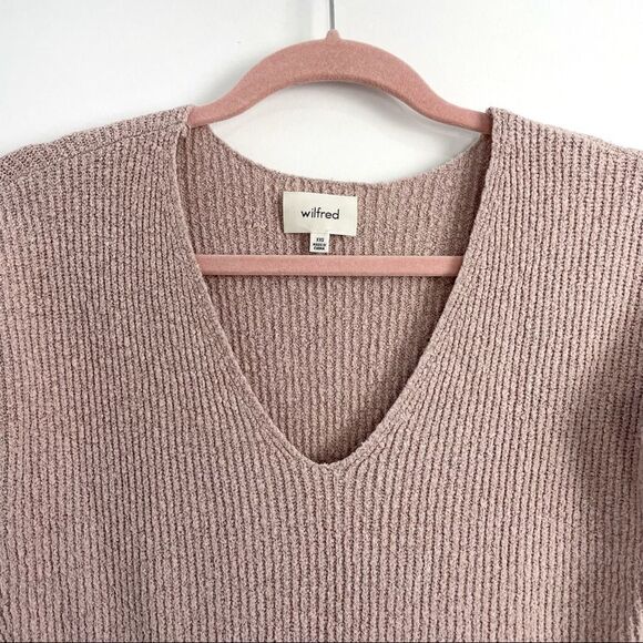 Aritzia Wilfred Henon V-Neck Sweater  Sz XXS - Picture 2 of 10